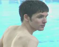 He can swim but can't drive. I wonder if he was born on the land or in water.